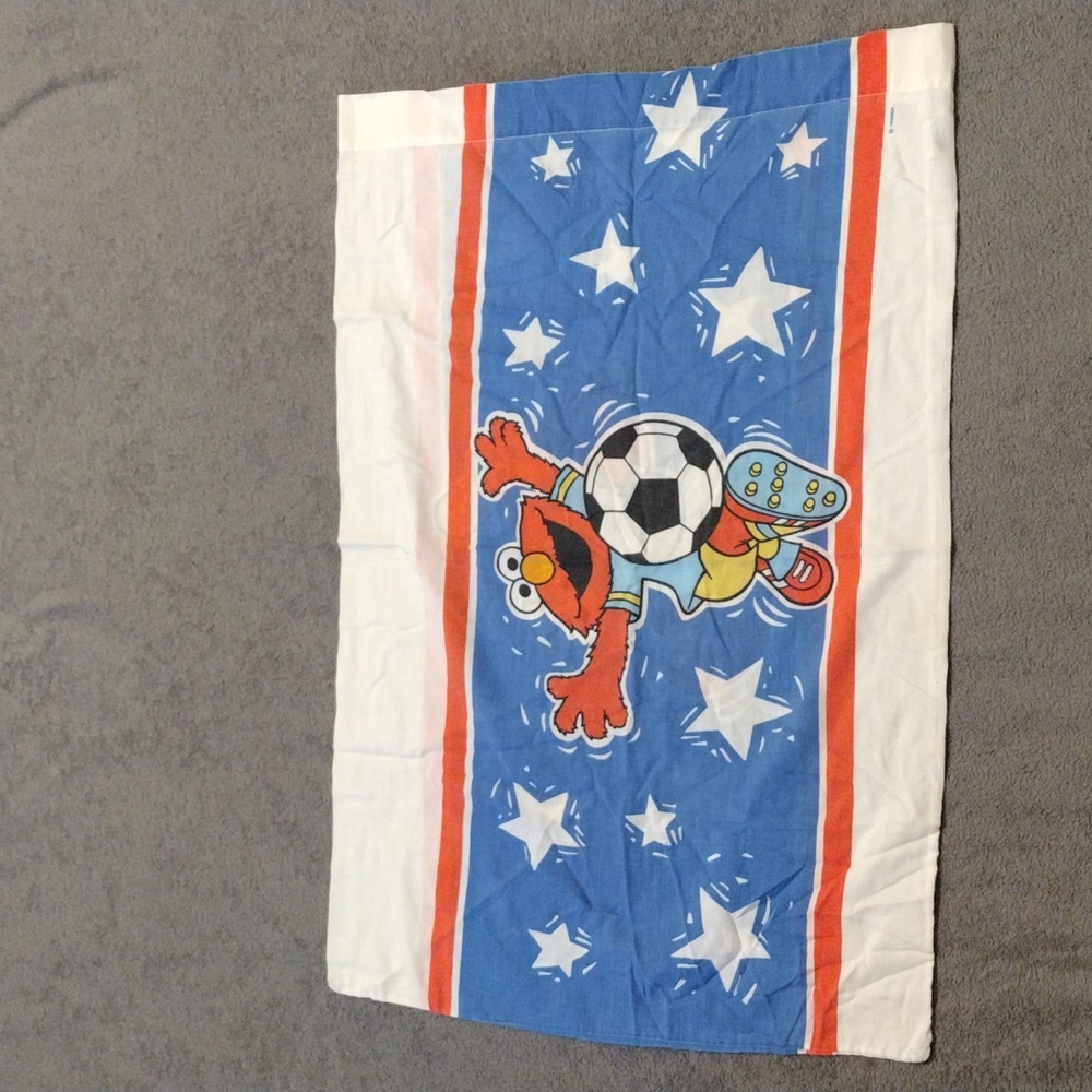 Vintage Elmo softball soccer pillow case